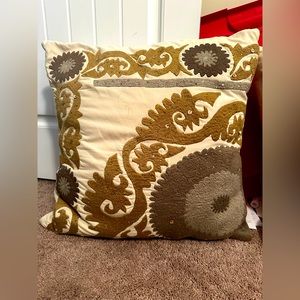 Pottery Barn Patterned Pillow